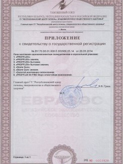 2015.03.25 Новоуральск - Приложение к сертификату, Профили поливинилхлоридные системы Rehau.